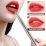 Silver Dual Ended Retractable Lip Brush – Portable Lip Brush for Lipstick & Lip Gloss, Eyeshadow Applicator, Travel-Friendly Makeup Brush, Includes Lid, Great Gift for Makeup Lovers - Image 4