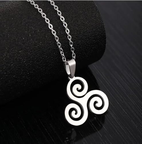 Collier tornade pendentif avec chaîne fine de clavicule - 3