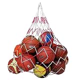 Lonwiner Ballnetz für 10 Bälle - 15 Bälle, volleyballnetz Pool bällebad bälle fussballnetze für bälle Netz zum bälle aufbewahren Sportballnetz Geeignet