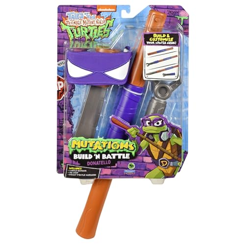 Tortues Ninja Bo Staff Donatello - Jouet de déguisement Build N Battle Playmates Toys
