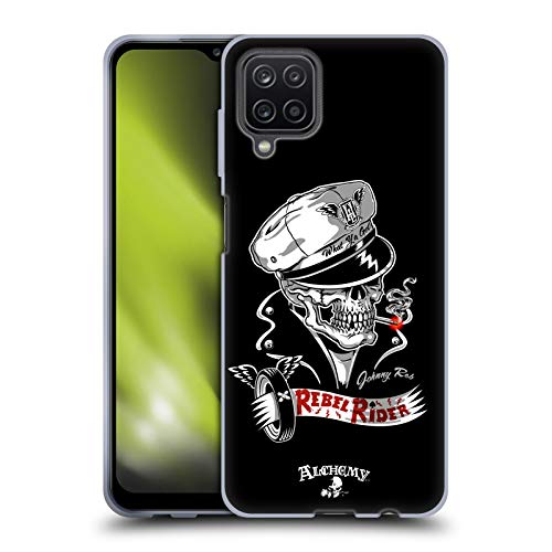 Coque Samsung A12 Protection Militaire Coque Gel Antichoc Crâne Alchemy Gothic