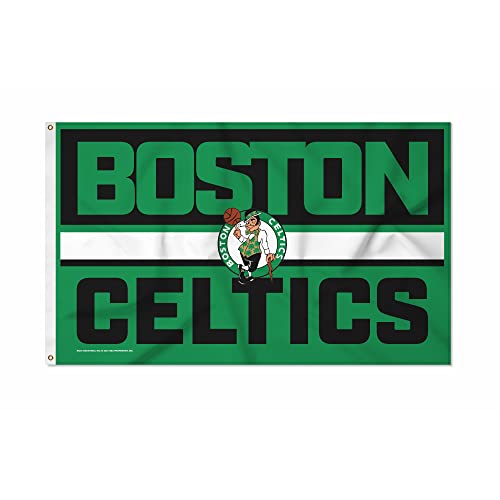 Drapeau NBA Boston Celtics intérieur extérieur grand format 91x152cm décoration basket