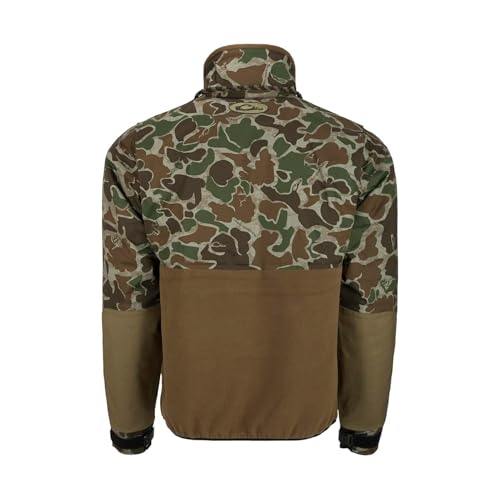 Drake Waterfowl Guardian Flex Fleece Eqwader 1/4 Zip Old School Green 2Xlarge2