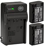 BM Premium Pack of 2 NP-FV50 Batteries and Battery Charger for Sony FDR-AX53, HDR-CX675/B, HDR-CX455/B, HDR-CX330, HDR-CX380, HDR-CX430V, HDR-CX900, TD30V, HDR-CX260V, HDR-CX580V, HDR-CX760V, HDR-PJ200, HDR-PJ230, HDR-PJ340, HDR-PJ380, HDR-PJ430V, HDR-PJ540, HDR-PJ650V, HDR-PV710V, HDR-PJ670, HDR-PV790V, HDR-PJ810, HDR-TD30V, FDR-AX33, FDR-AX100 Handycam Camcorder