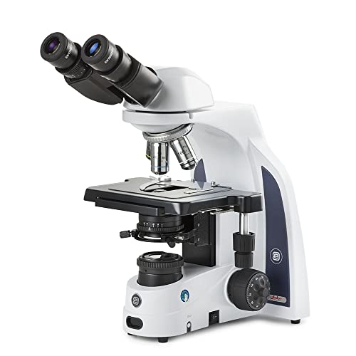 Image of iScope Binocular Compound Microscope with EWF 10x /22mm Eyepieces, Plan PLI 4 /10 /S40 /S100x Oil iOS Objectives, Rackless Stage and 3W NeoLED Kohler Illumination, Globe Scientific | Euromex