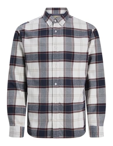 T-shirt Jack & Jones Jprblubarkley marron en flanelle pour homme