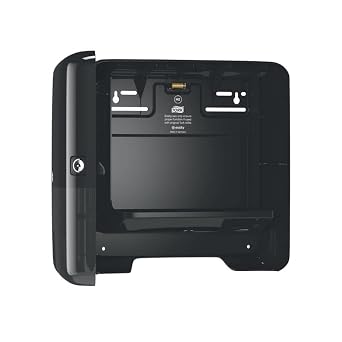 Tork Xpress Multifold Mini Hand Towel Wall Mounted Dispenser Black H2, One-at-a-Time Dispensing, Elevation Range, 552108