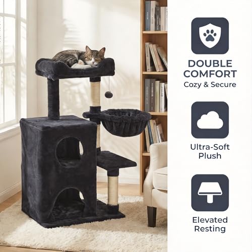 Árbol para gatos interior grande 36 pulgadas FansaFurn miniatura 6