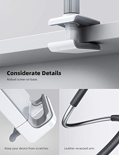 Lamicall B078M61HHB Gooseneck Tablet Holder, Tablet Mount : Flexible Arm Clip Tablet Stand thumb #5