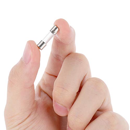 VILLCASE 100Pcs Tubo de Cartucho de Vidro FusÃ­vel Kit de FusÃ£o RÃ¡pida Kit de ColeÃ§Ã£o de FusÃ­ve