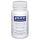 Pure Encapsulations - Vitamin D3 1,000 IU- Hypoallergenic Support for Bone, Breast, Prostate, Cardiovascular, Colon and Immune Health* - 60 Capsules