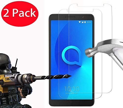 Blu View 1 Screen Protector, Tempered Glass [ Scratch-Resistant ] [ Touch Sensitive