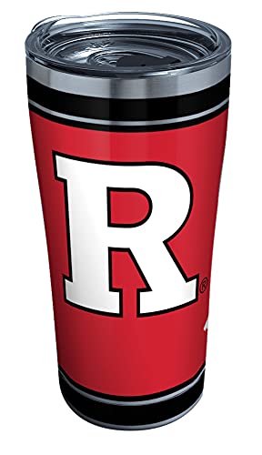 Tervis Triple Walled Rutgers University Scarlet Knights Insulated Tumbler Cup Keeps Drinks Cold & Hot, 20oz - Stainless Steel, Campus