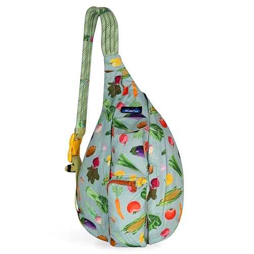 Image of KAVU Slingback Pack with Adjustable Rope Shoulder Strap, Veggie Toss
