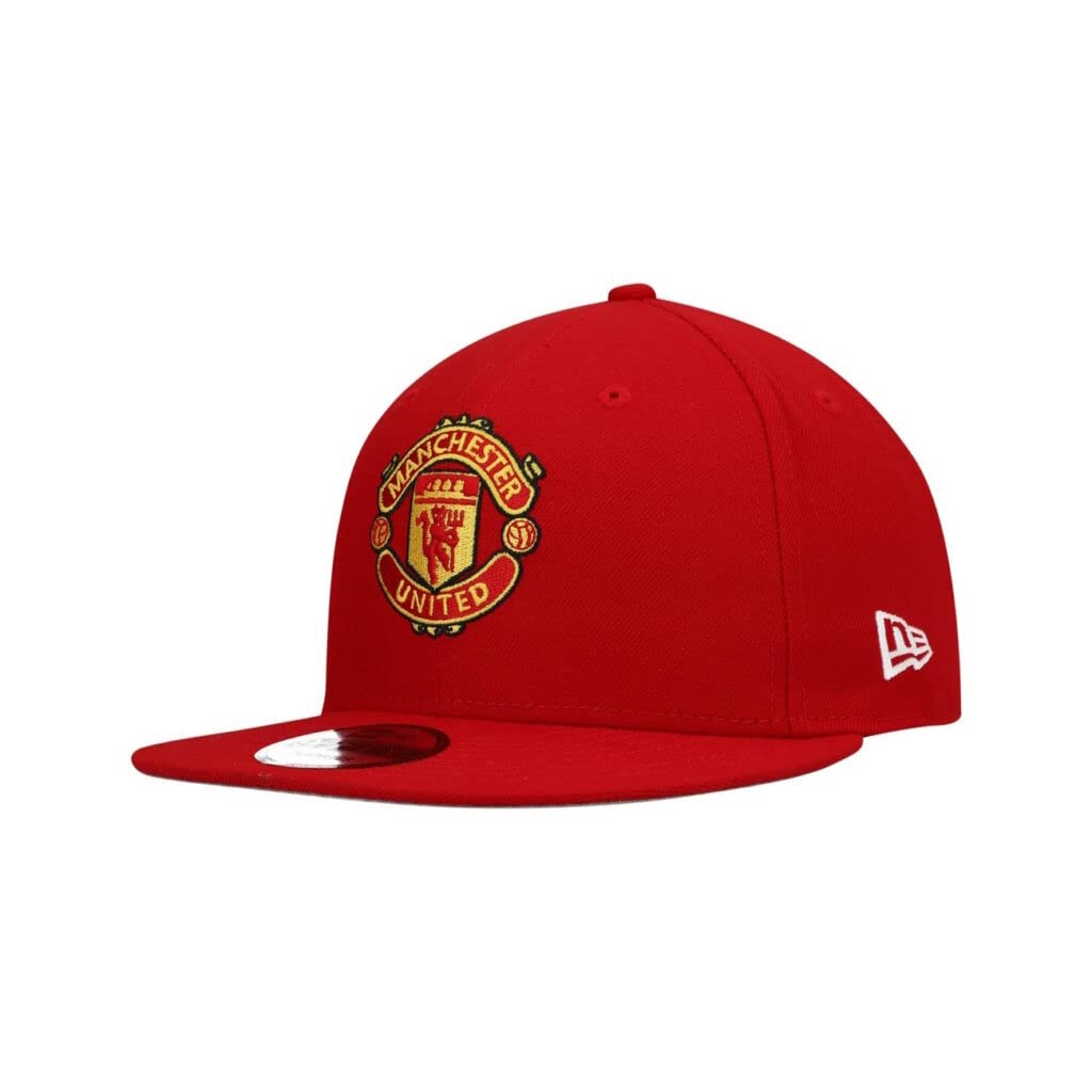 New Era Manchester United 9FIFTY Flat Peak Snapback Hat Red