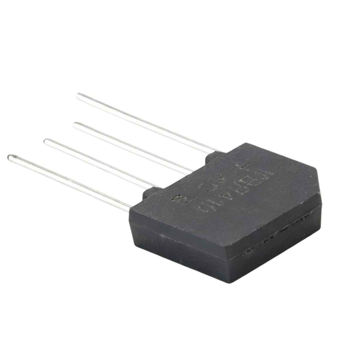 KBP410 - 10 diodi raddrizzatori a ponte monofase, 1000 V/4 A, onda intera, 4 Ampere, 1000 Volt, diodi elettronici al silicio, 4 pin