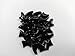 Potomac Banks 20 Piece Soft Designer Cat Nail Caps with Glue for Claws Fashion Tip Covers (Black, Medium)(Comes with Free How to Live Stress Free Ebook)