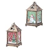 Los farolillos decorativos de Navidad son ideales para centros de mesa de Navidad, decoración de terraza o sobre tus armarios de cocina