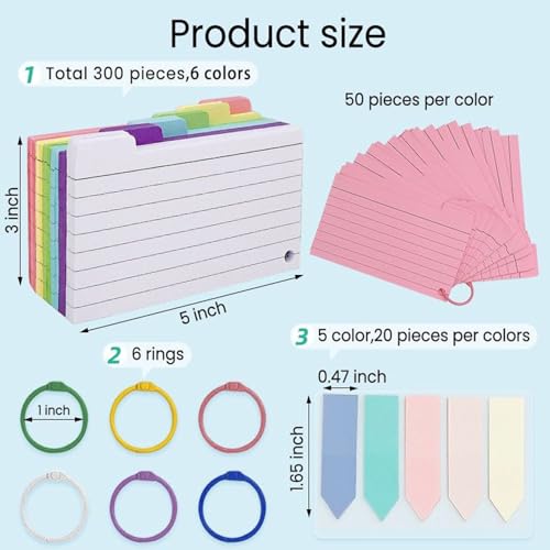 Tarjetas para notas de rayas con pegatinas para profesores y planificación doméstica 2