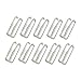 P Prettyia 10pcs Metall BH-Träger Anpassungen Schieber Haken 25 mm BH-Verschluss Strumpfbänder Schnalle