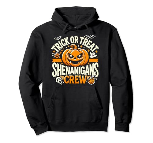 Trick or Treat Shenanigans Crew Kids Halloween Trick Treat Felpa con Cappuccio