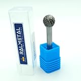 VHM Fräser Rotierend 6 x 12 mm für Schweißnähte - Hartmetallfräser Wolfram ZK30UF - Fasenfräser bis zu 60 HRC