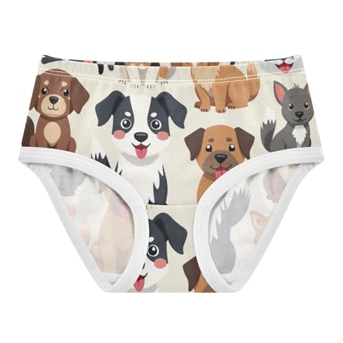 Cute Cartoon Puppy Panties for Girl Girls Underwear Toddler Cotton Fancy Underpants Briefs 2t