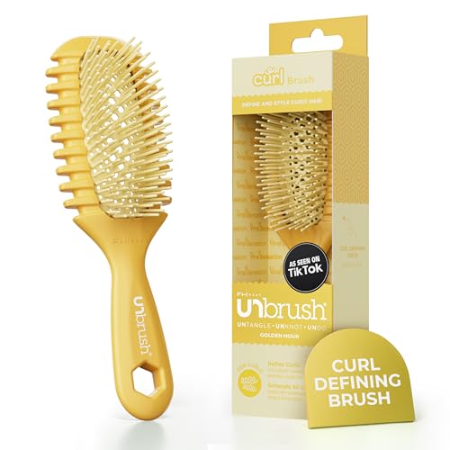 Image of FHI Heat UNbrush Curl Collection for Pain-Free Brushing & Curl Enhancing Styling for Curly Hair Types - Use on Wet Hair Only