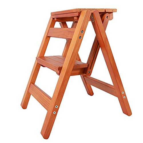 Étagère de rangement et marchepied bois pour petits espaces - 2