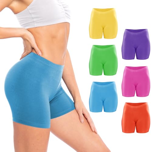 Image of Sexy Basics Women's Cotton Stretch Boyshort Boxer Briefs | Light Weight Undershort Trunks | Multi Packs & Colors