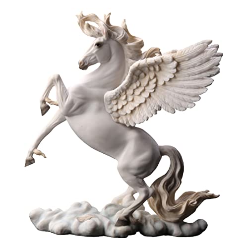 Escultura de resina Veronese Design Pegaso alzado 11in
