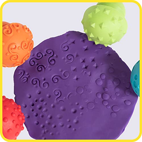 image for READY 2 LEARN Paint and Dough Mushroom Stampers - Set of 4 - Ages 2+ -