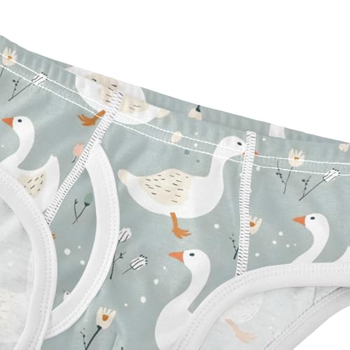 Little Ducks Flower Boys' Underwear 100% Cotton Boys' Briefs Soft Toddler Underwear4