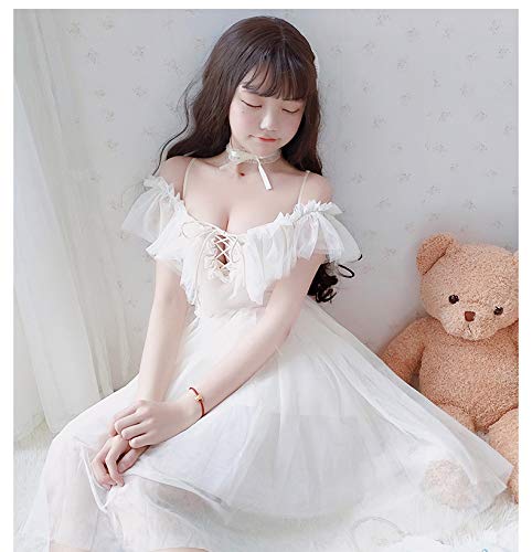 Amazon | 女性シフォンかわいいロリータレースのドレス