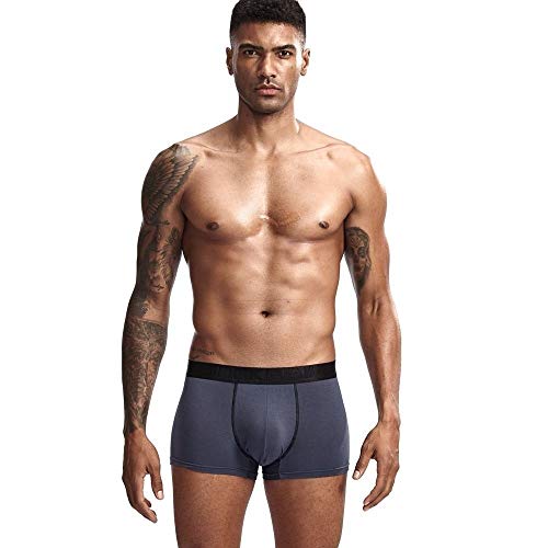 JOCKMAIL Men Underwear Boxer Shorts Modal Men Underwear Health Care Trunks Boxer Briefs Darkgray2