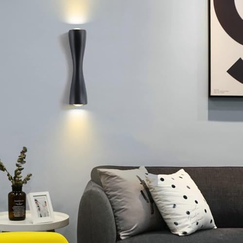 Image of JACKAL 6 Watt Warm White Up Down LED Outdoor Wall Lights Waterproof - IP65 Grade Waterproof Metal Body | Fancy Exterior Wall Mounted Light, Wall Lamp - 6 Months Warranty