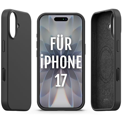 Coque silicone iPhone 17 avec protection intérieure pour utilisation quotidienne