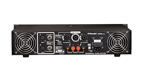 GTD Audio 2 Channel 8500 Watts 2U Stereo Professional Power Amplifier AMP T-8500
