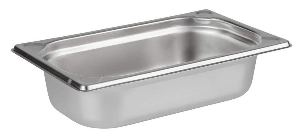 APS 81402 GN 1/4 pojemnik ze stali nierdzewnej, 26, 5 x 16, 2 x 6, 5 cm, 1,8 l