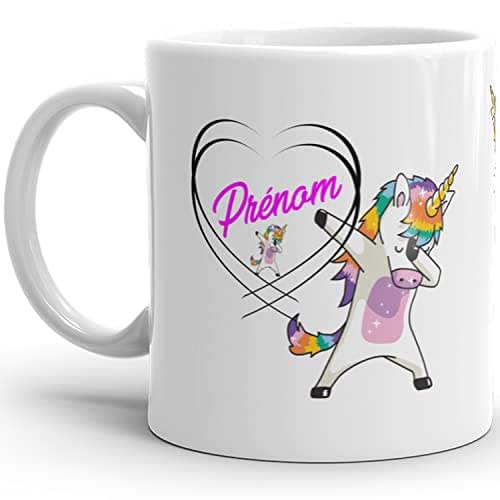 Tasse Licorne Humour 284 Ml – "Always Be Yourself Unless You Can Be A Unicorn" – Céramique Blanche