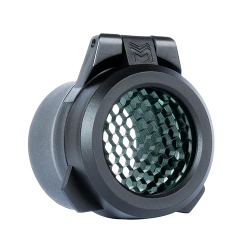 Cubierta para lente de mira Monstrum Ultra Series con tapa giratoria y dispositivo antirreflejo (ARD) desmontable
