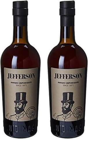Jefferson Liquore Amaro, 70cl (Confezione da 2)