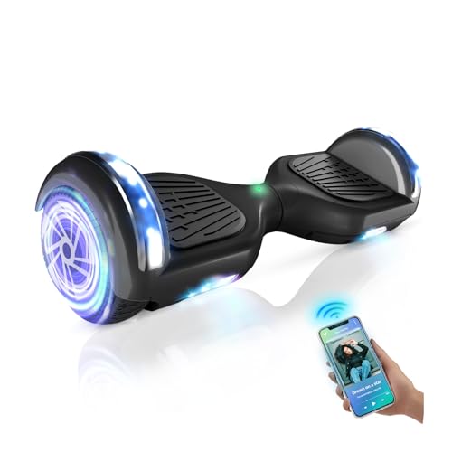 YHR Scooters for 6-12 Year Old Kids - Built - in Bluetooth Speaker, 6.5' & 8.5'...