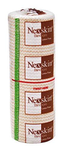 NexSkin Elastic Compression Wrap (6” Wide, 1 Pack) with Hook and Loop Fasteners at Both Ends | Stretch Cotton Athletic Bandage Roll | Support & First Aid for Sports, Medical, and Injury Recovery - Thumbnail 3
