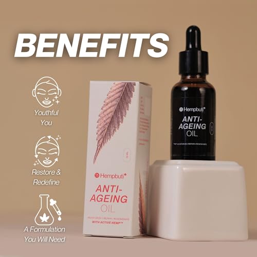 Image of Anti-Ageing Oil 30 ml | Hydrates & Plumps skin I Controls Wrinkle & Hyper Pigmentation | Fades Age Spots | With Natural Collagen Boost | Exfoliating | With Bakuchi Oil | 100% Plant Based
