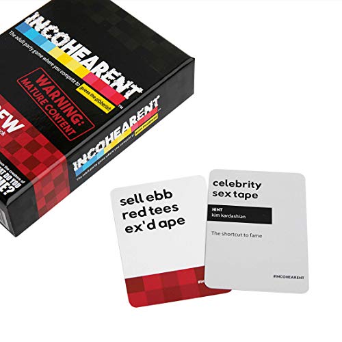 Image of WHAT DO YOU MEME? Incohearent Expansion Pack NSFW Edition By Relatable, Designed to Add On to Incohearent Core Game, Funny Card Game for Adults, Good for Party Games, Includes 180 Cards
