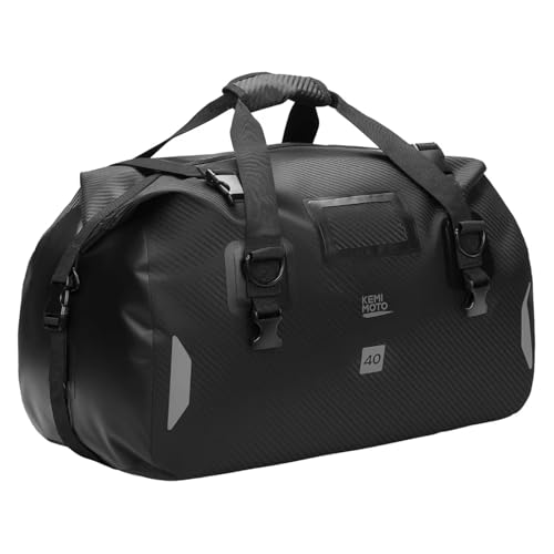 Sacoche étanche pour moto 65L idéale pour le camping en plein air