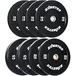 Bumper Plate Olympic Weight Plate Bumper Weight Plate with Steel Insert Strength Training Weight Lifting Plate