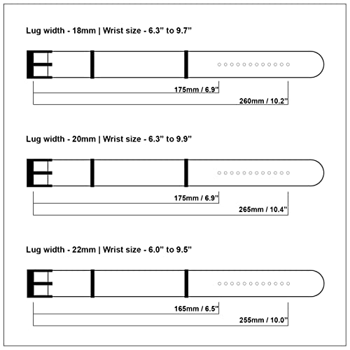 Image of WAMD Seat Belt NATO Watch Straps /Bands - 18mm,20mm,22mm and 24mm Nylon Watch Straps for Watches - Multicolour Options