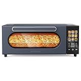 SEEDEEM 10-in-1 Air Convection Toaster Oven, 15L Convection Toaster Oven Cooker with Color LCD Display and Touch Screen, Toaster, Air Fryer,...